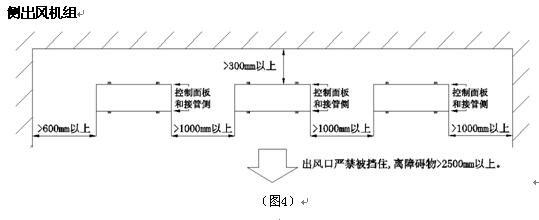 風(fēng)冷式冷（熱）水機(jī)組安裝圖及使用說明